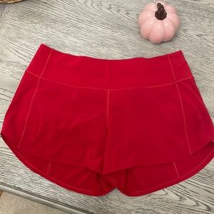Lululemon Speed shorts* Mid rise
